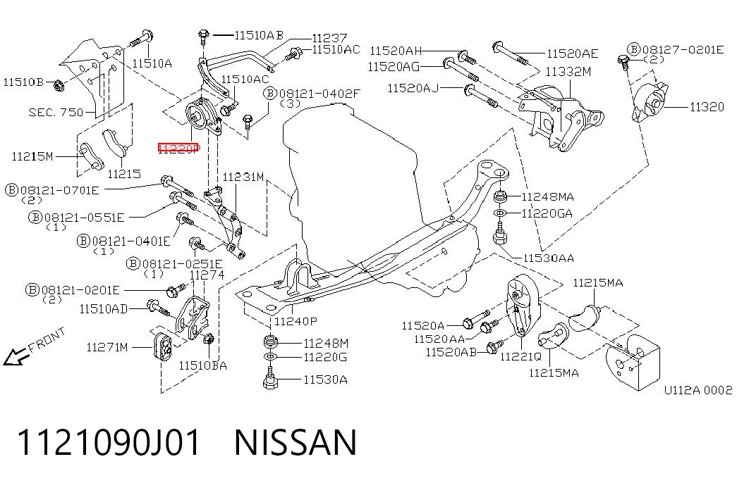 1121090J01 Nissan/Infiniti