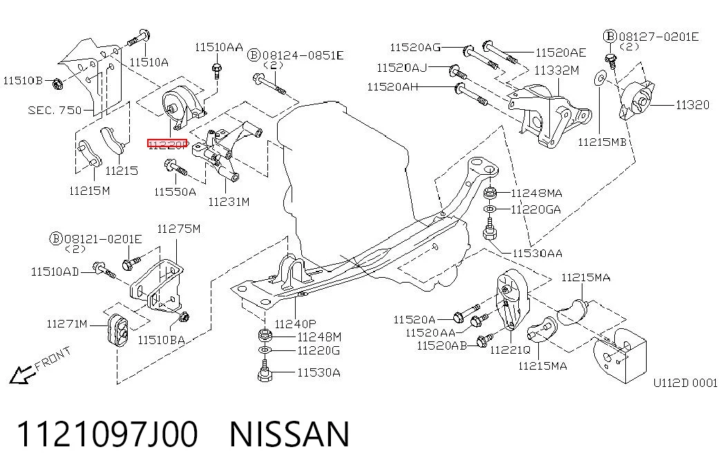 1121097J00 Nissan/Infiniti