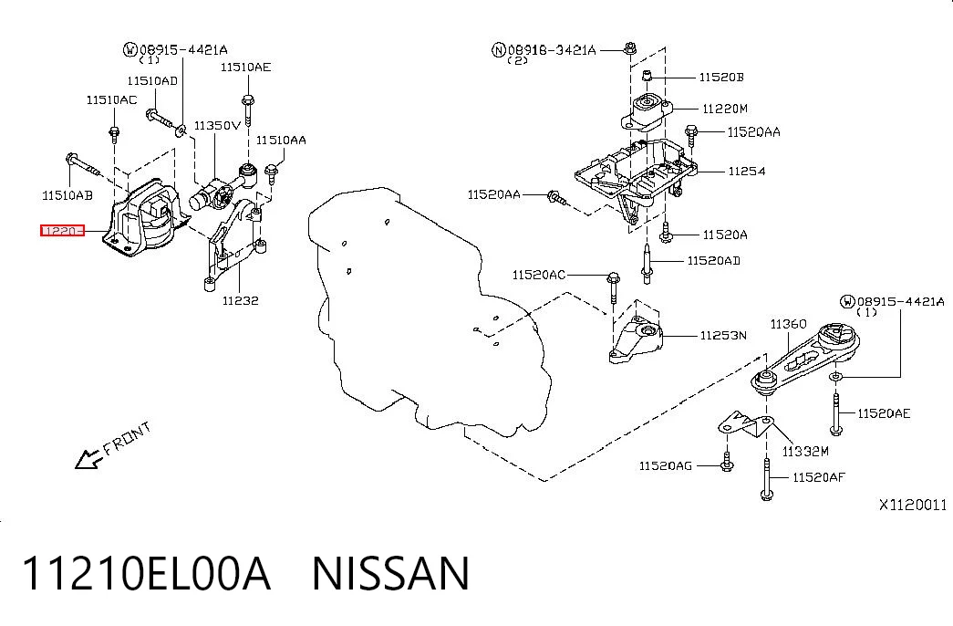 11210EL00A Nissan/Infiniti