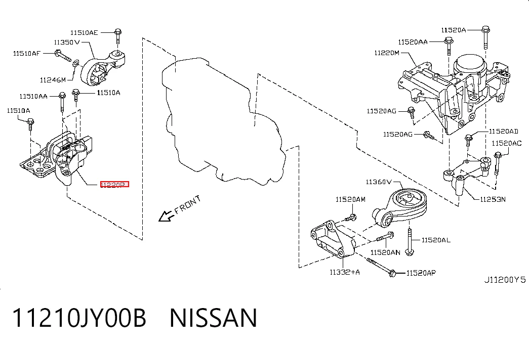 11210JY00B Nissan/Infiniti