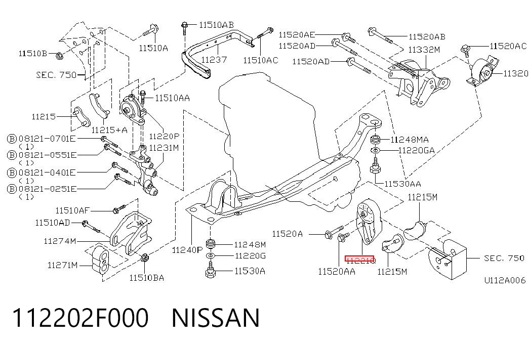 112202F000 Nissan/Infiniti