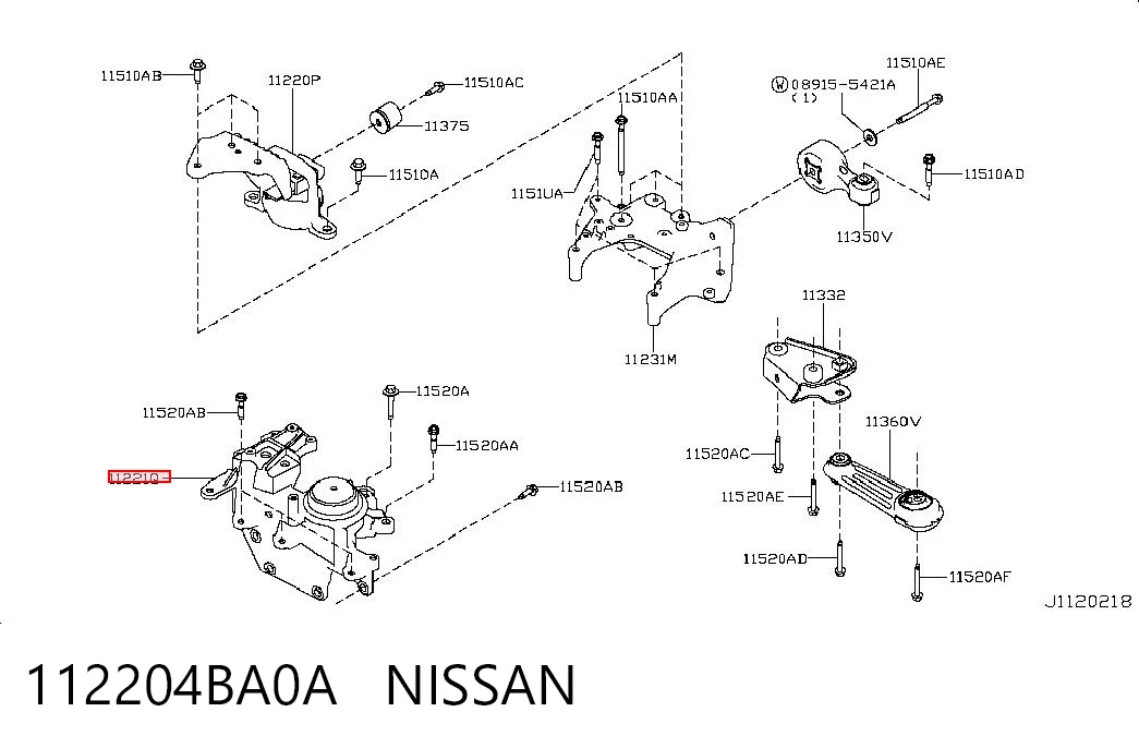 112204BA0A Nissan/Infiniti