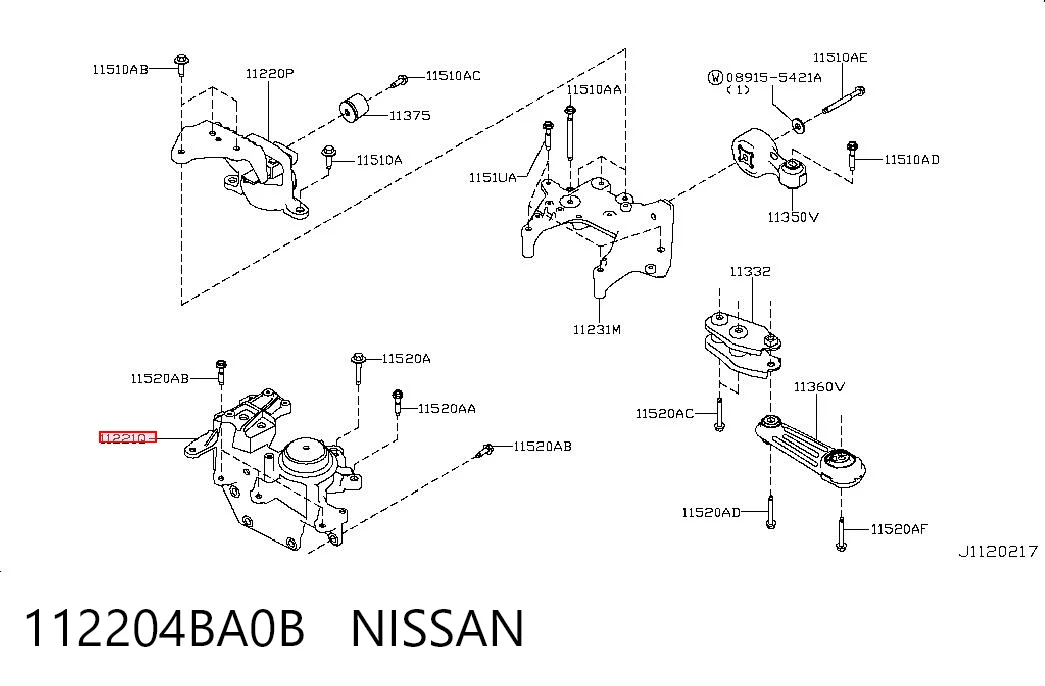 112204BA0B Nissan/Infiniti