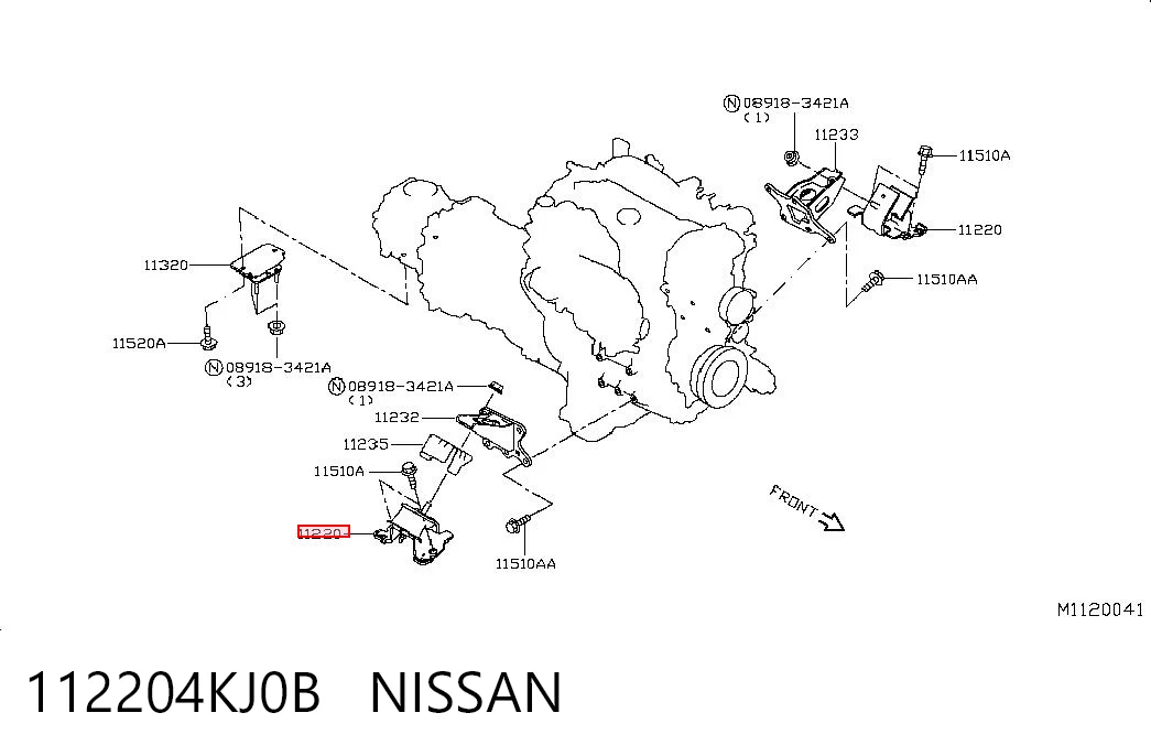 112204KJ0B Nissan/Infiniti