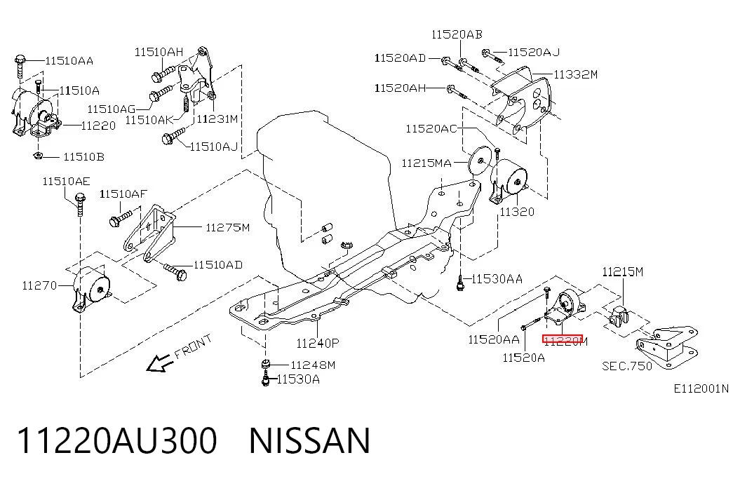 11220AU300 Nissan/Infiniti