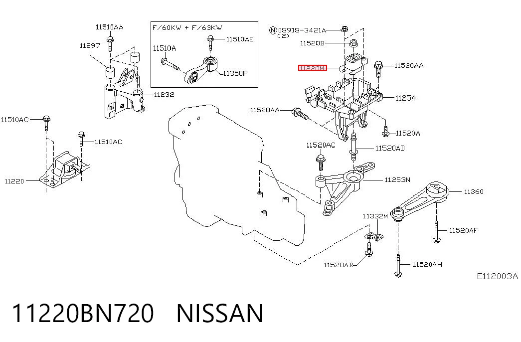 11220BN720 Nissan/Infiniti