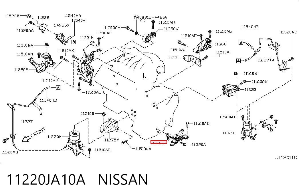 11220JA10A Nissan/Infiniti