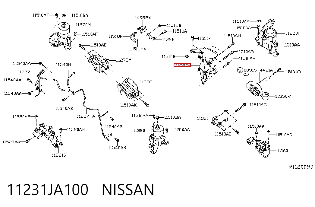 11231JA100 Nissan/Infiniti