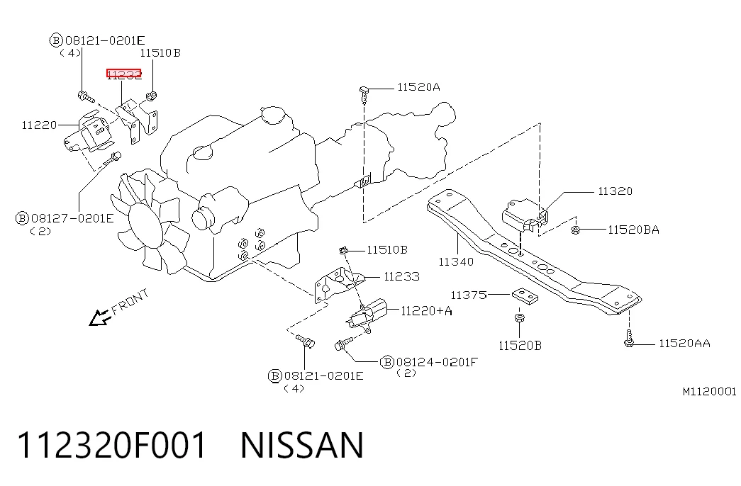 112320F001 Nissan/Infiniti