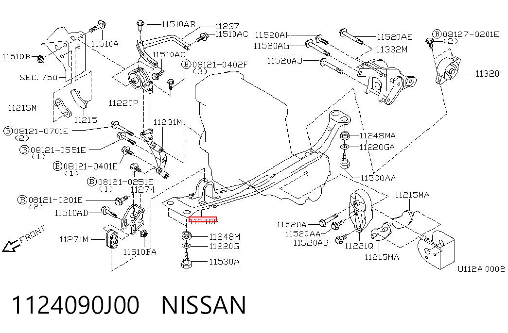 1124090J00 Nissan/Infiniti