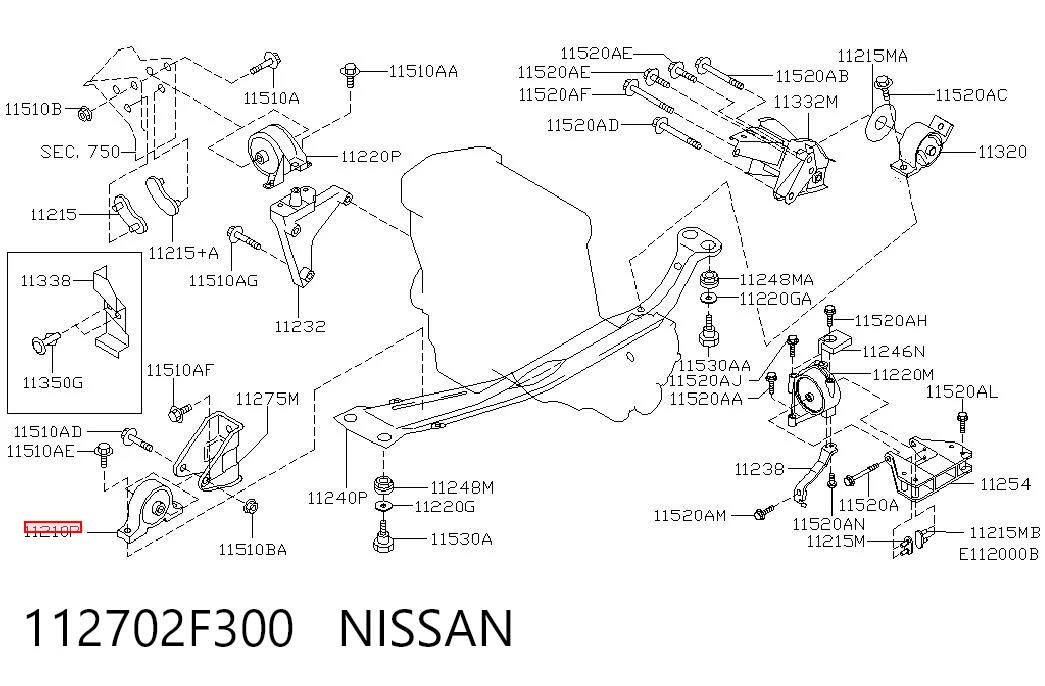112702F300 Nissan/Infiniti