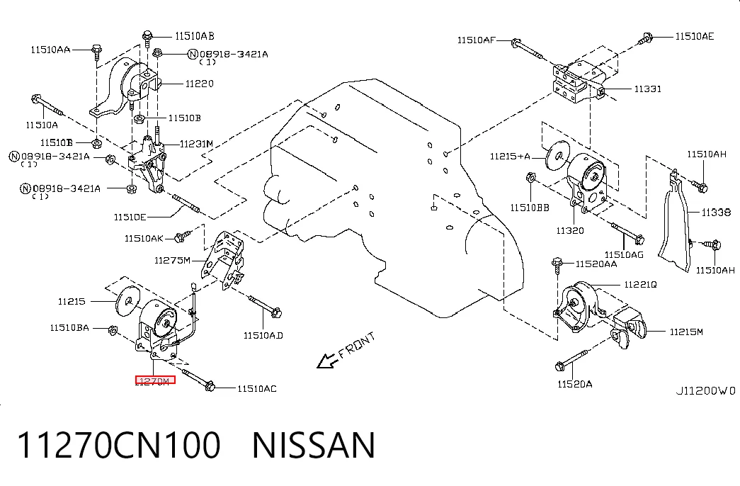 11270CN100 Nissan/Infiniti