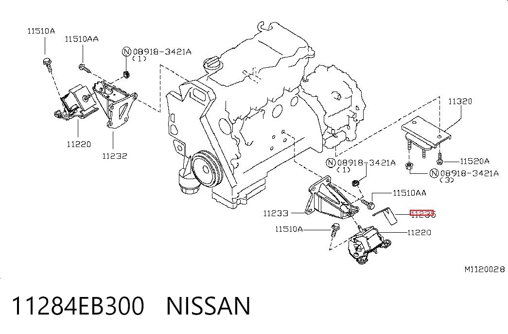 11284EB300 Nissan/Infiniti