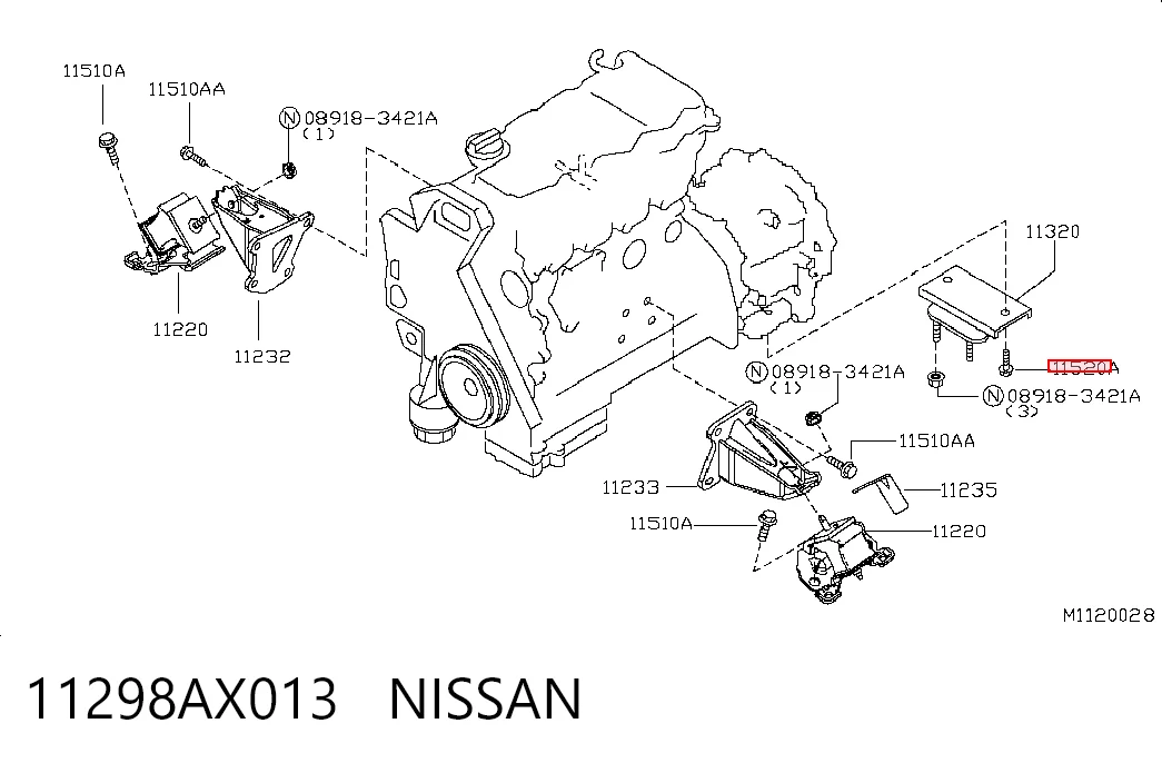 11298AX013 Nissan/Infiniti