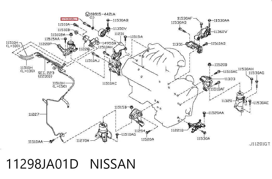 11298JA01D Nissan/Infiniti