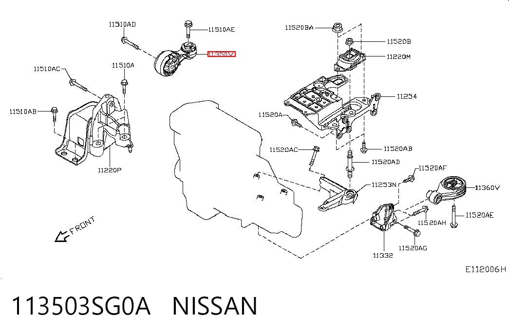 113503SG0A Nissan/Infiniti