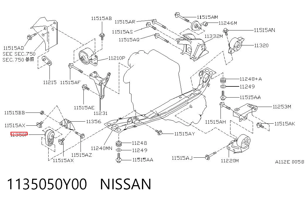 1135050Y00 Nissan/Infiniti