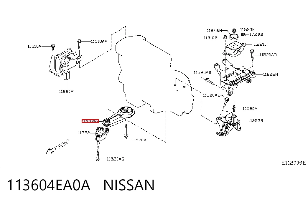 113604EA0A Nissan/Infiniti
