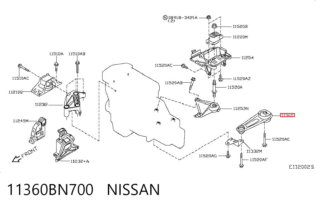 11360BN700 Nissan/Infiniti