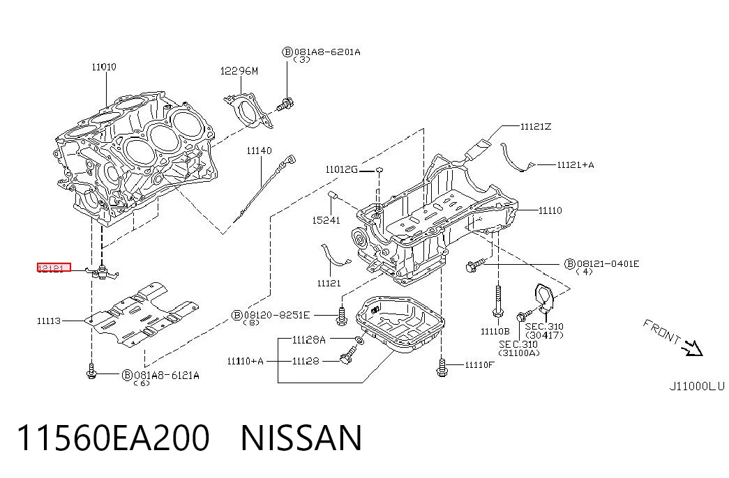 11560EA200 Nissan/Infiniti