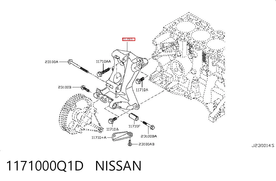 Comprar Soporte del alternador Nissan Qashqai I J10 a bajo precio