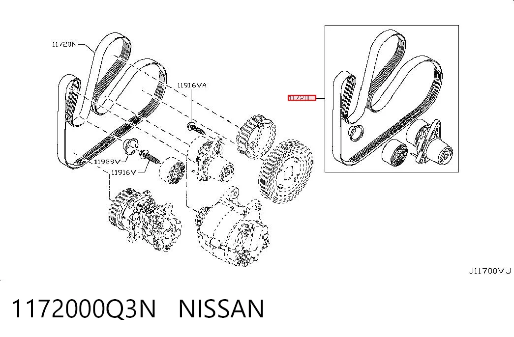 1172000Q3N Nissan/Infiniti