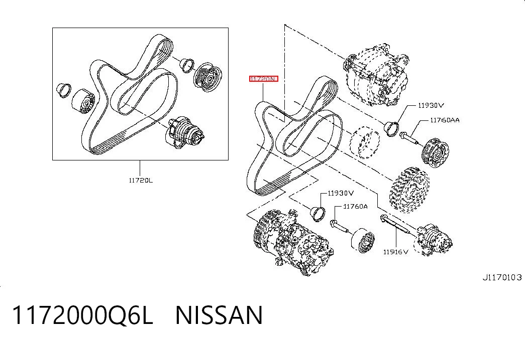 1172000Q6L Nissan/Infiniti