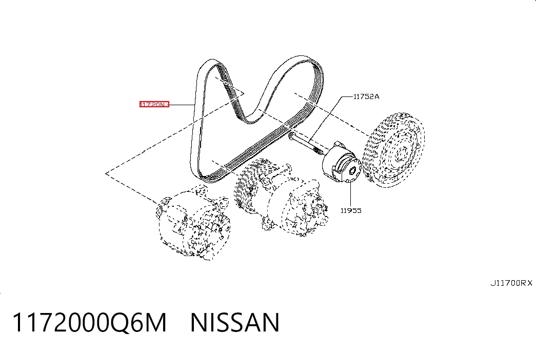 1172000Q6M Nissan/Infiniti