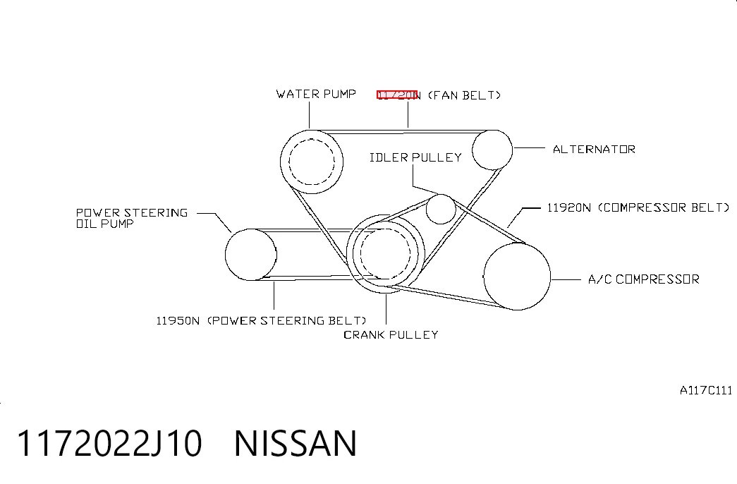 1172022J10 Nissan/Infiniti