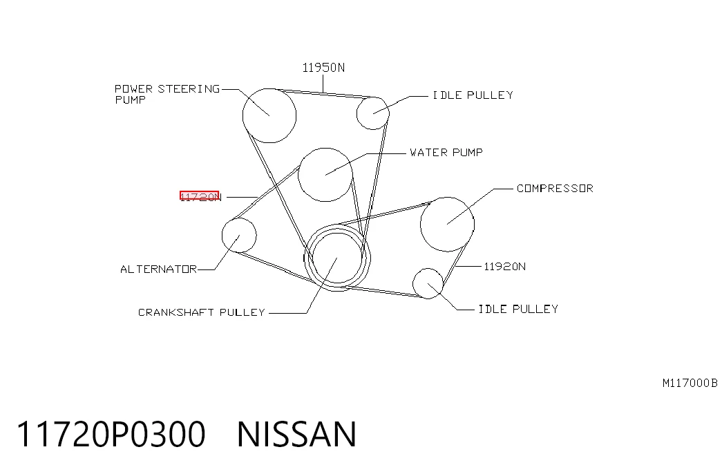 11720P0300 Nissan/Infiniti