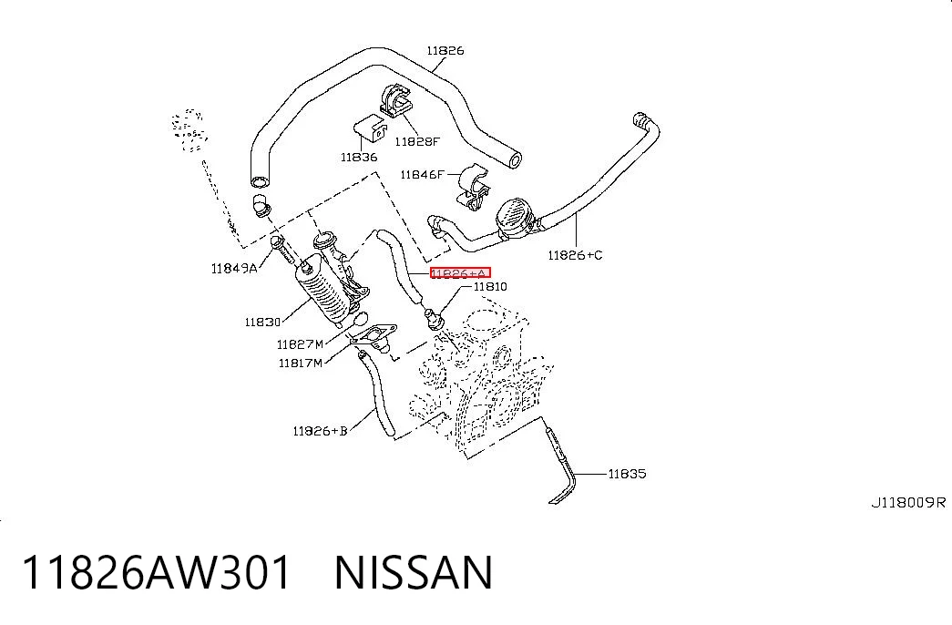 11826AW301 Nissan/Infiniti