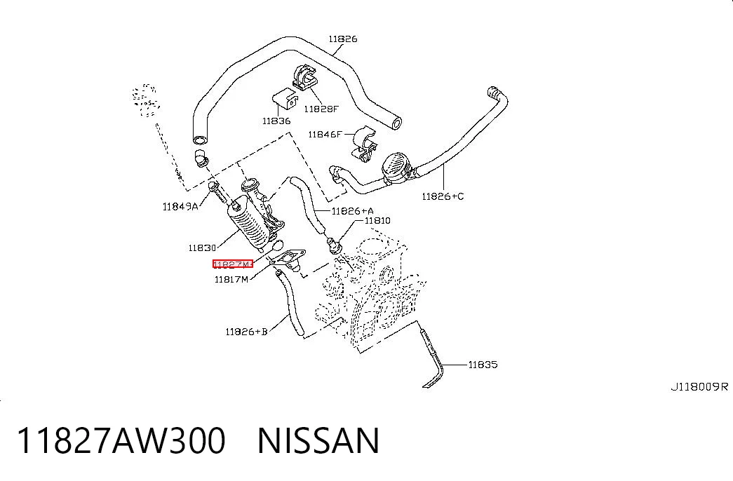 11827AW300 Nissan/Infiniti