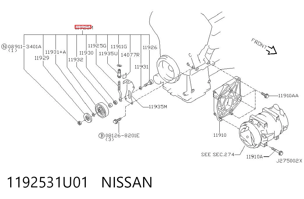 1192531U01 Nissan/Infiniti