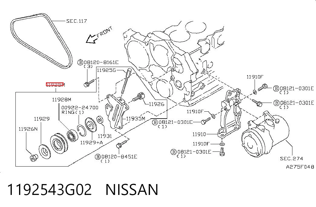 1192543G02 Nissan/Infiniti