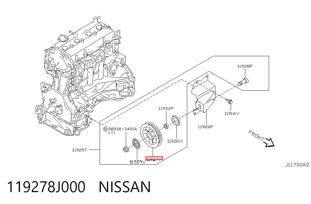 119278J000 Nissan/Infiniti