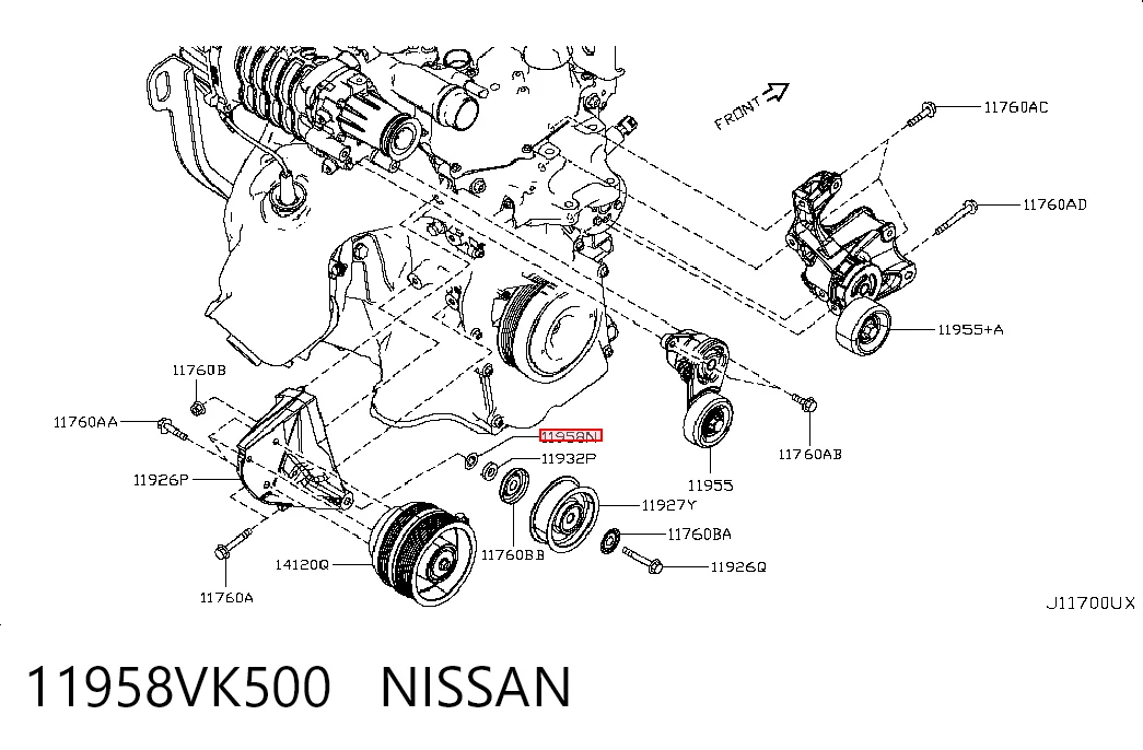 11958VK500 Nissan/Infiniti