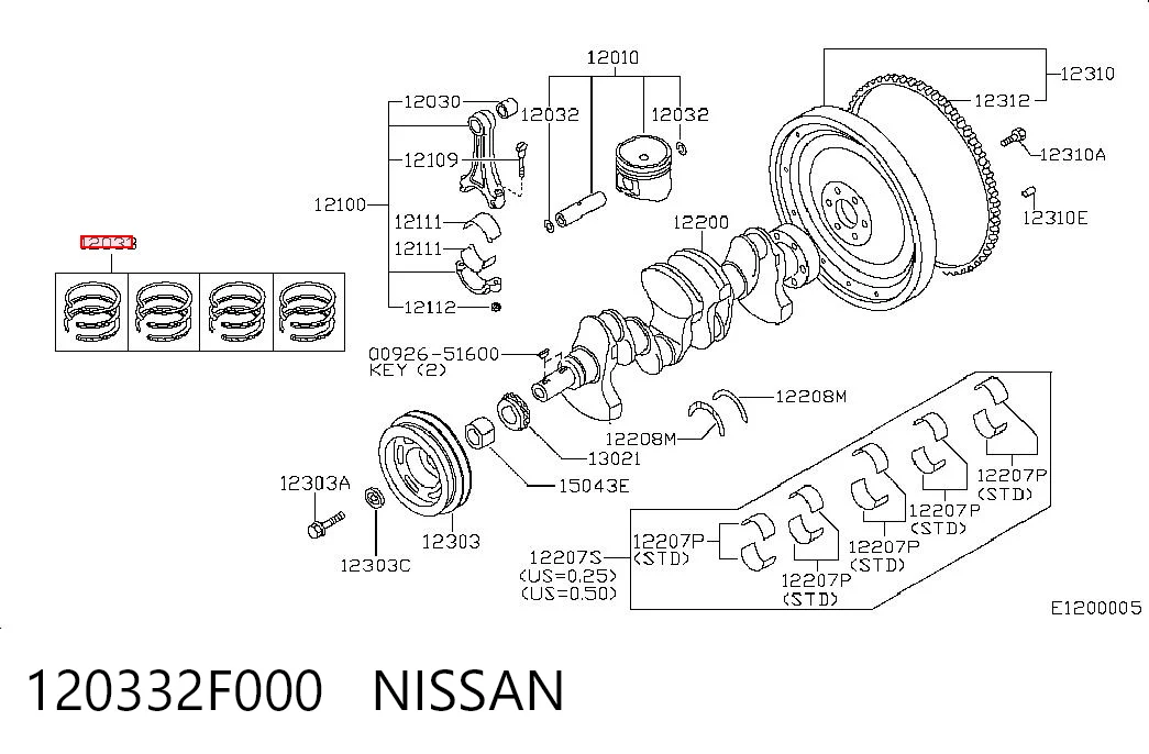 120332F000 Nissan/Infiniti