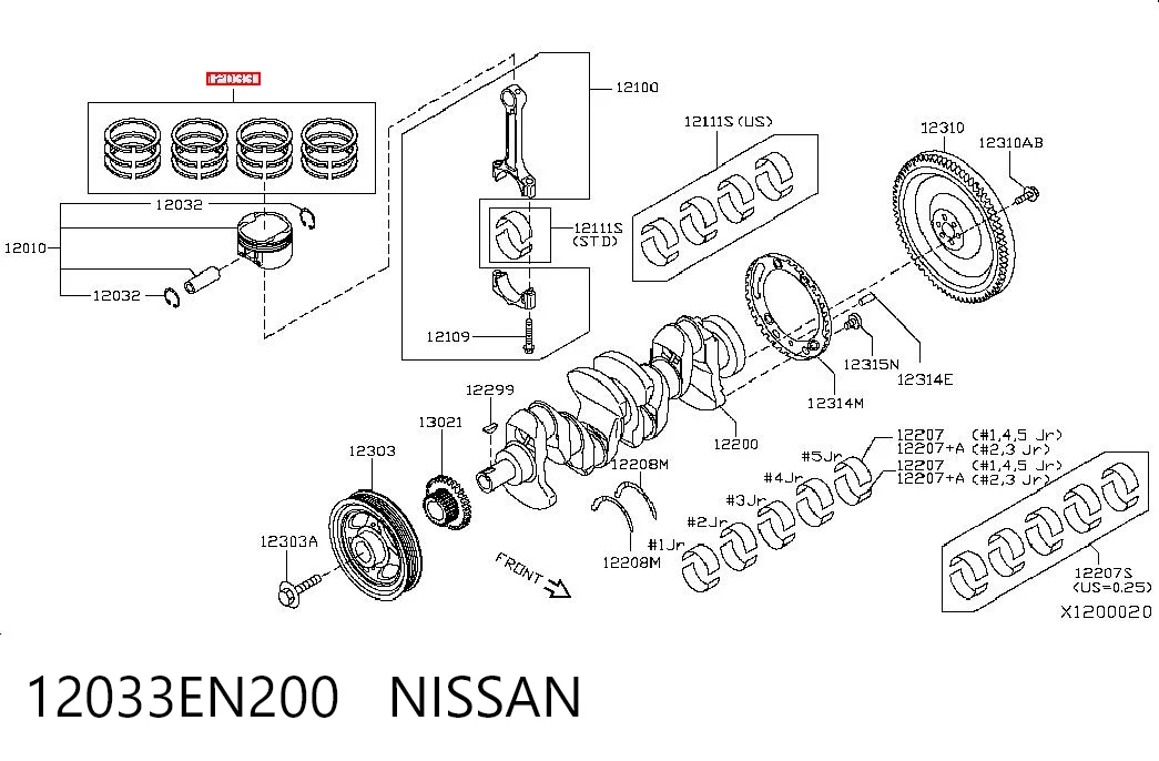 12033EN200 Nissan/Infiniti