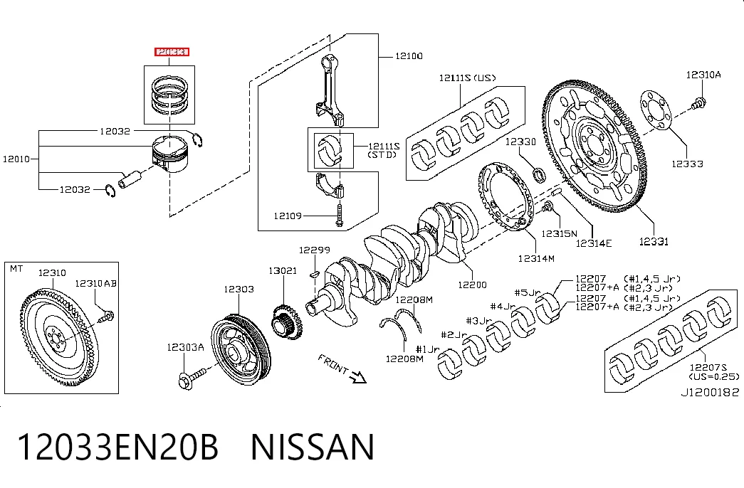 12033EN20B Nissan/Infiniti