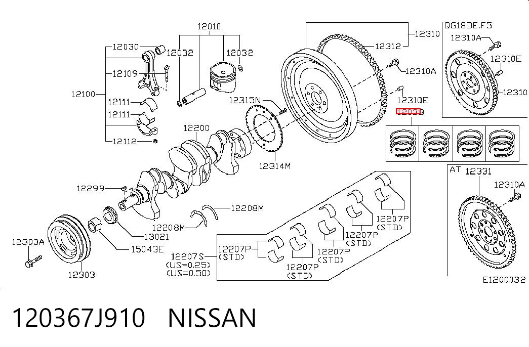 120367J910 Nissan/Infiniti