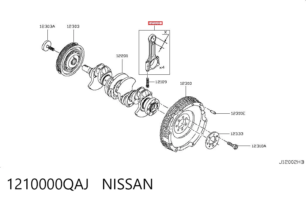 1210000QAJ Nissan/Infiniti