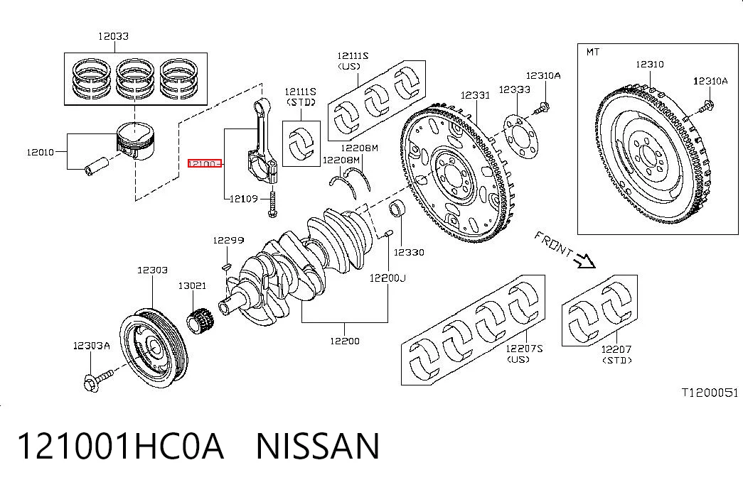 121001HC0A Nissan/Infiniti