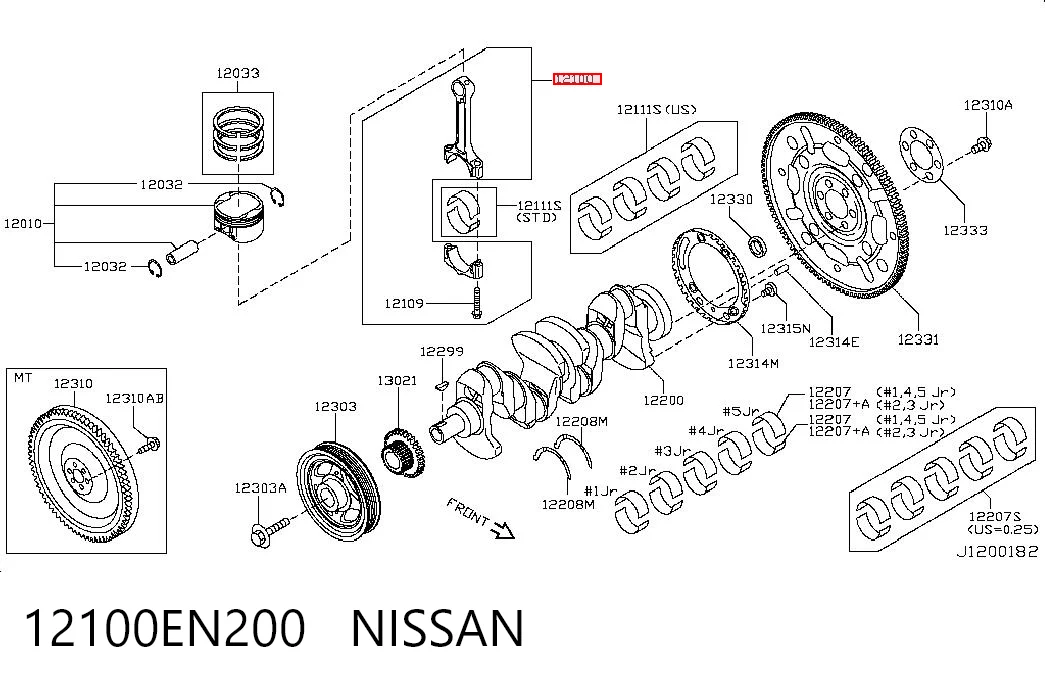 12100EN200 Nissan/Infiniti
