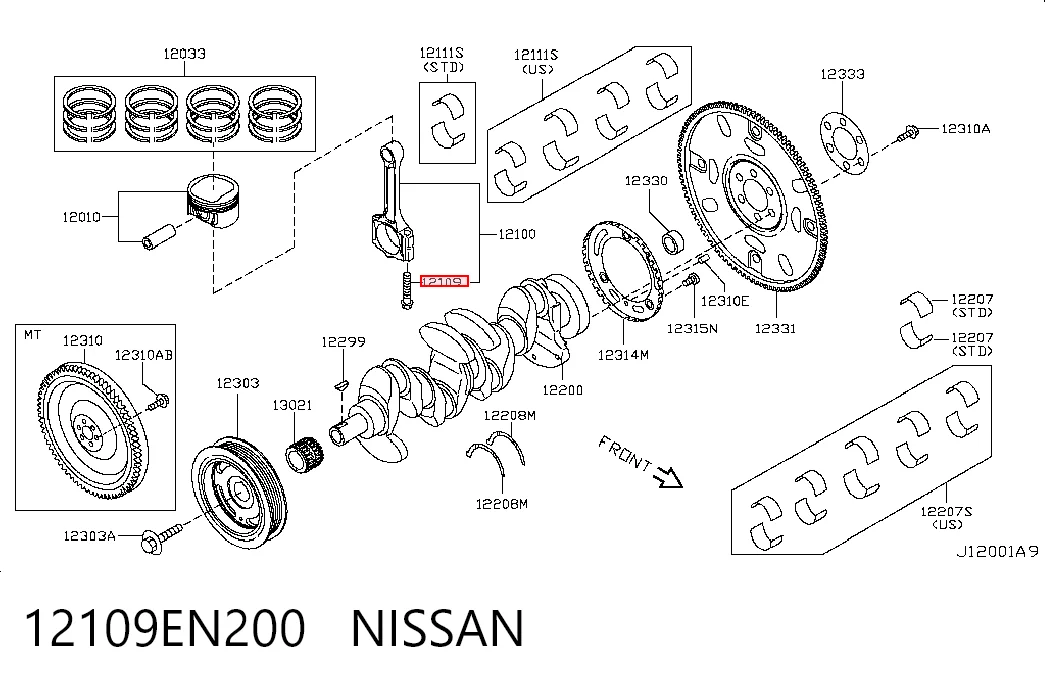 12109EN200 Nissan/Infiniti