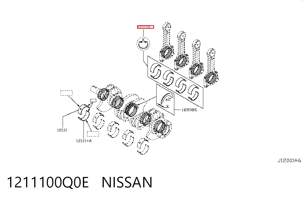 1211100Q0E Nissan/Infiniti