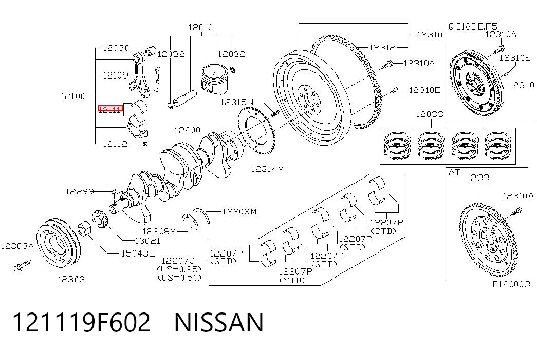 121119F602 Nissan/Infiniti