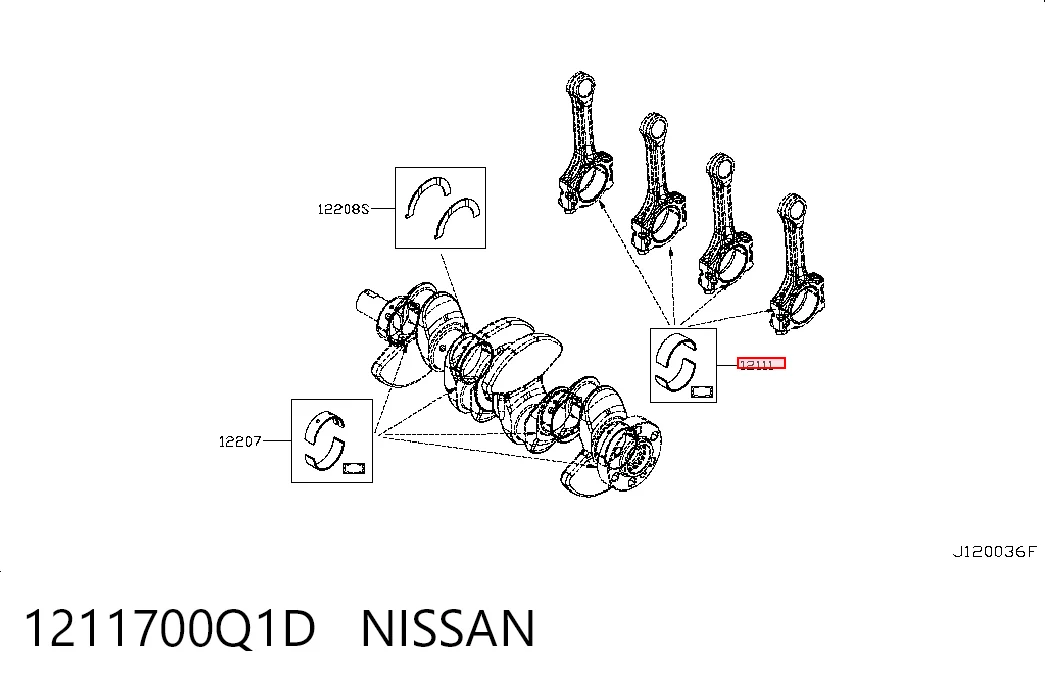 1211700Q1D Nissan/Infiniti