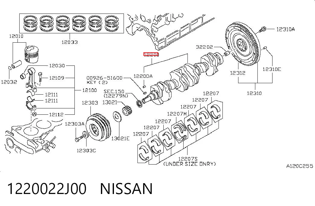 Comprar Cigüeñal Nissan Patrol  Y60 a bajo precio