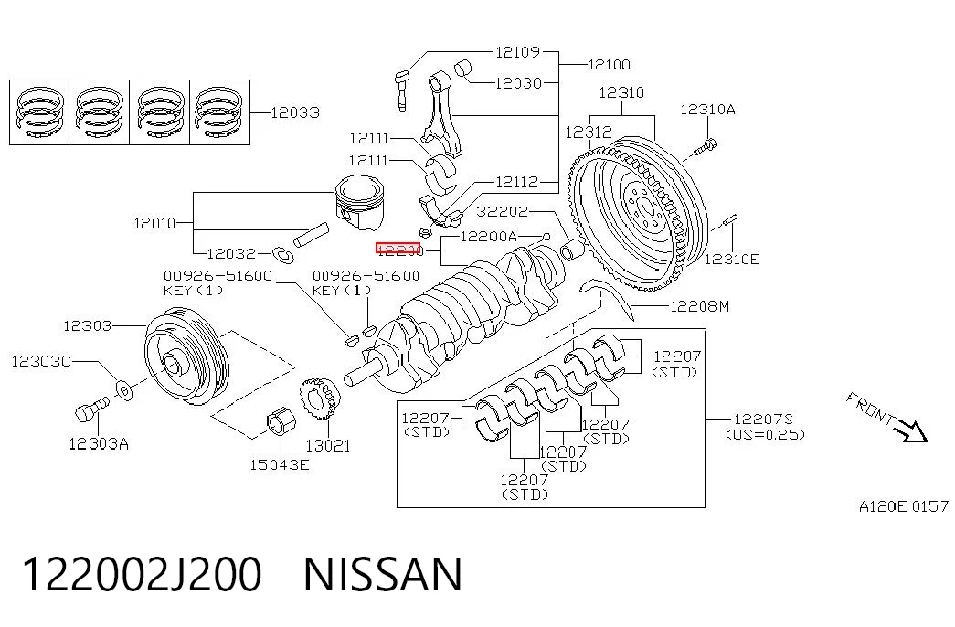 122002J200 Nissan/Infiniti