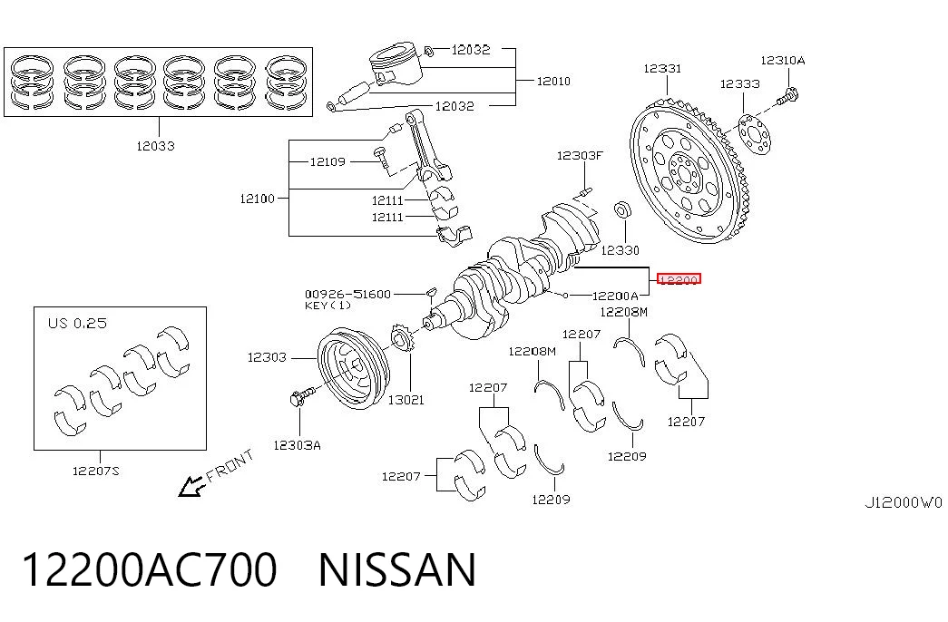Comprar Cigüeñal Nissan Altima L31 